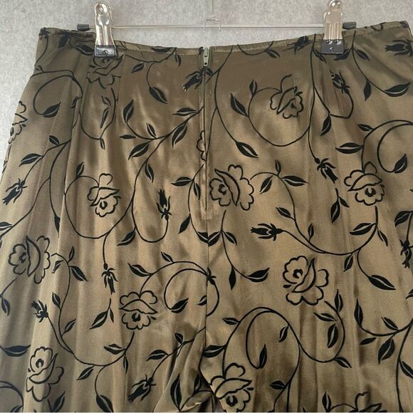 Vintage Streetwear Velvet Y2K Satin Pants Made in USA Size 13 - Picture 6 of 13